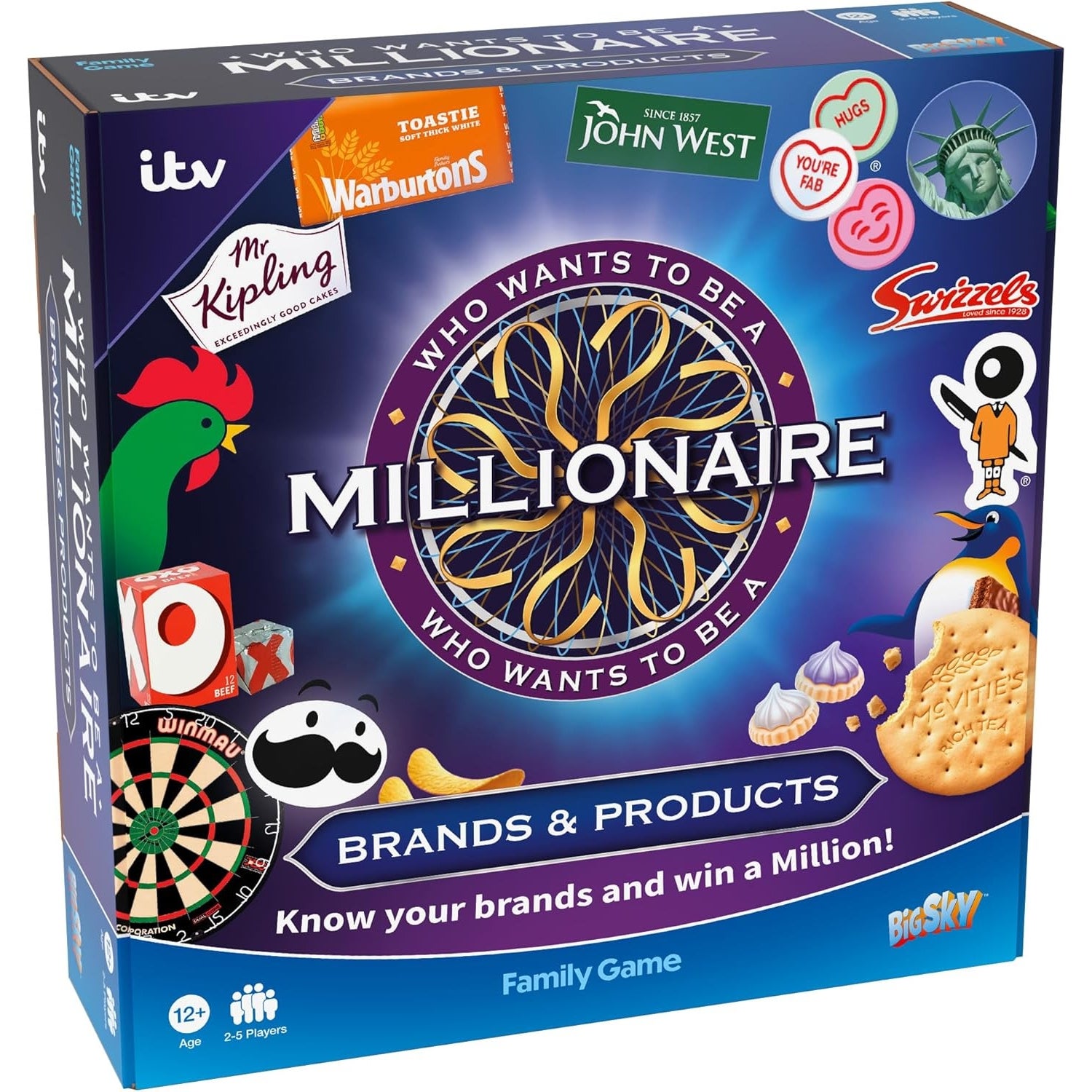 Who Wants to be a Millionaire: Brands & Products Family Board Game