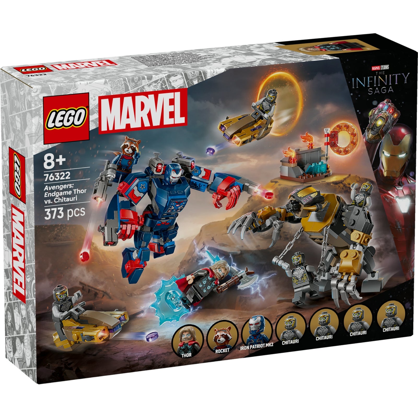 LEGO® ǀ Marvel Avengers: Endgame Thor vs. Chitauri Super Hero Action
